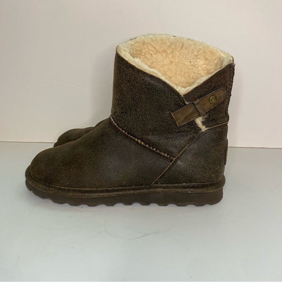 Bearpaw Margaery Boot Chestnut Distressed size 6 - Picture 5 of 10